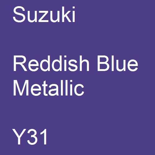 Suzuki, Reddish Blue Metallic, Y31.